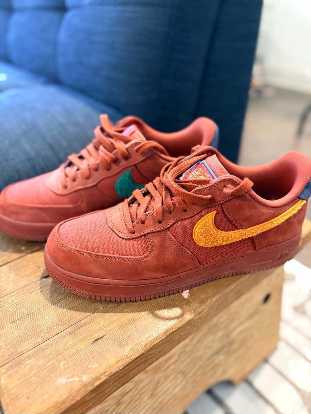Nike Air Force 1 Low “We Are Familia” Special Edition Redstone Size 9.5